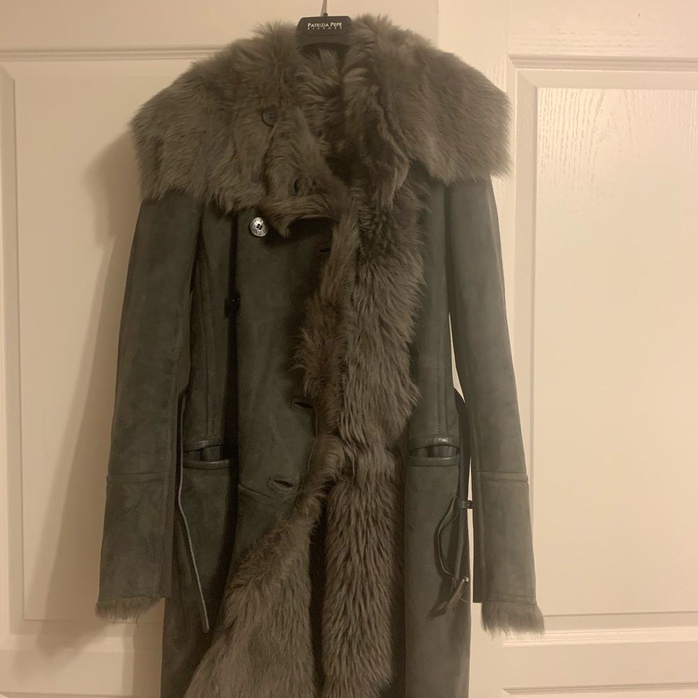 Patrizia Pepe shipskin coat